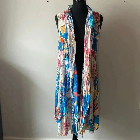 Funsport| Sleeveless Duster/ Swim Cover up - Picture 1 of 5